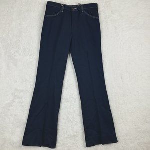Farah Womens Pants Boot Cut Navy‎ Blue High Rise Business Casual 29